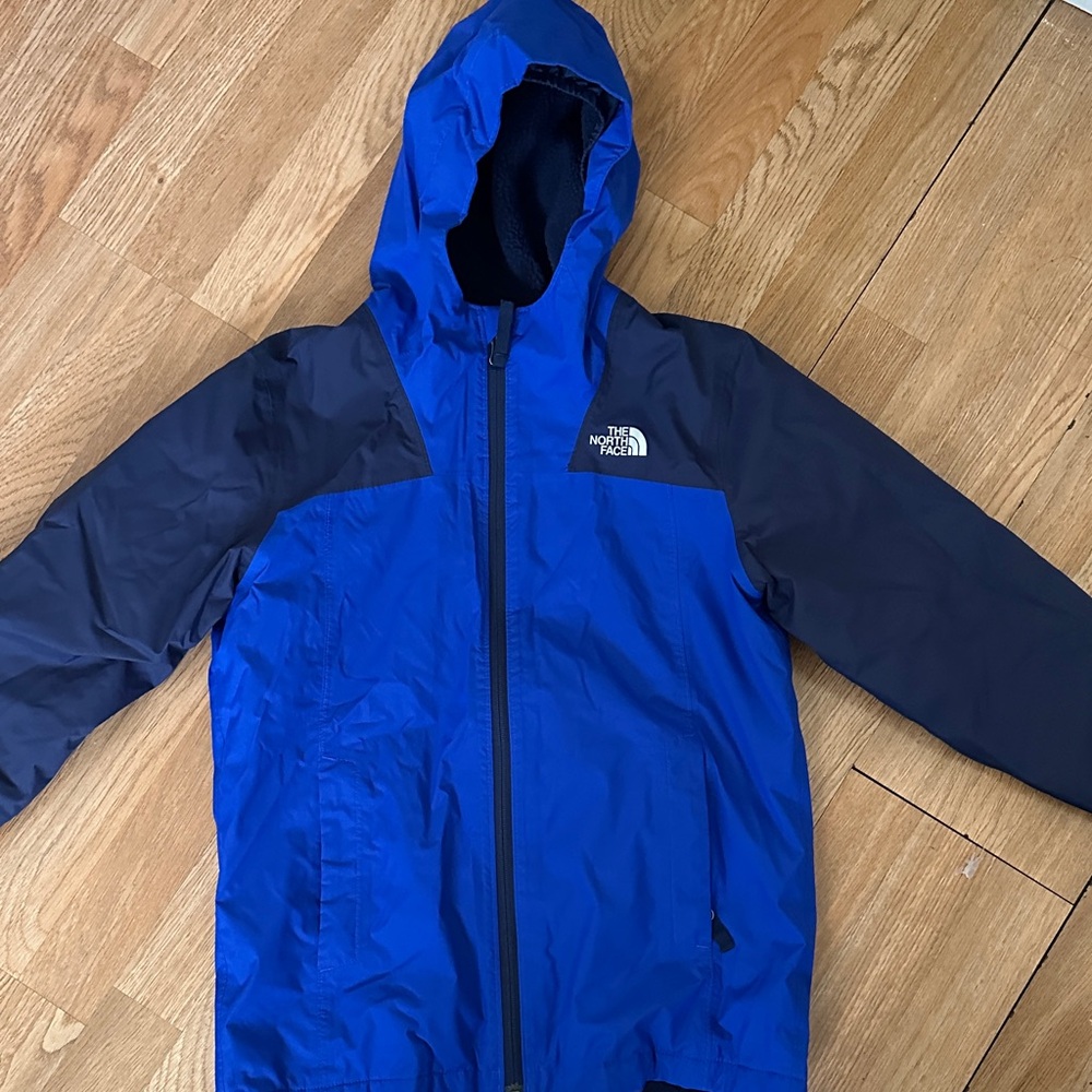 The North Face Kids Raincoat - Royal Blue and Charcoal